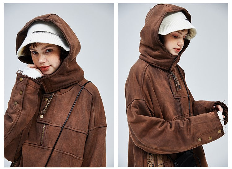 SQUARE ROOT 'Scavenger' Half-Zip Jacket