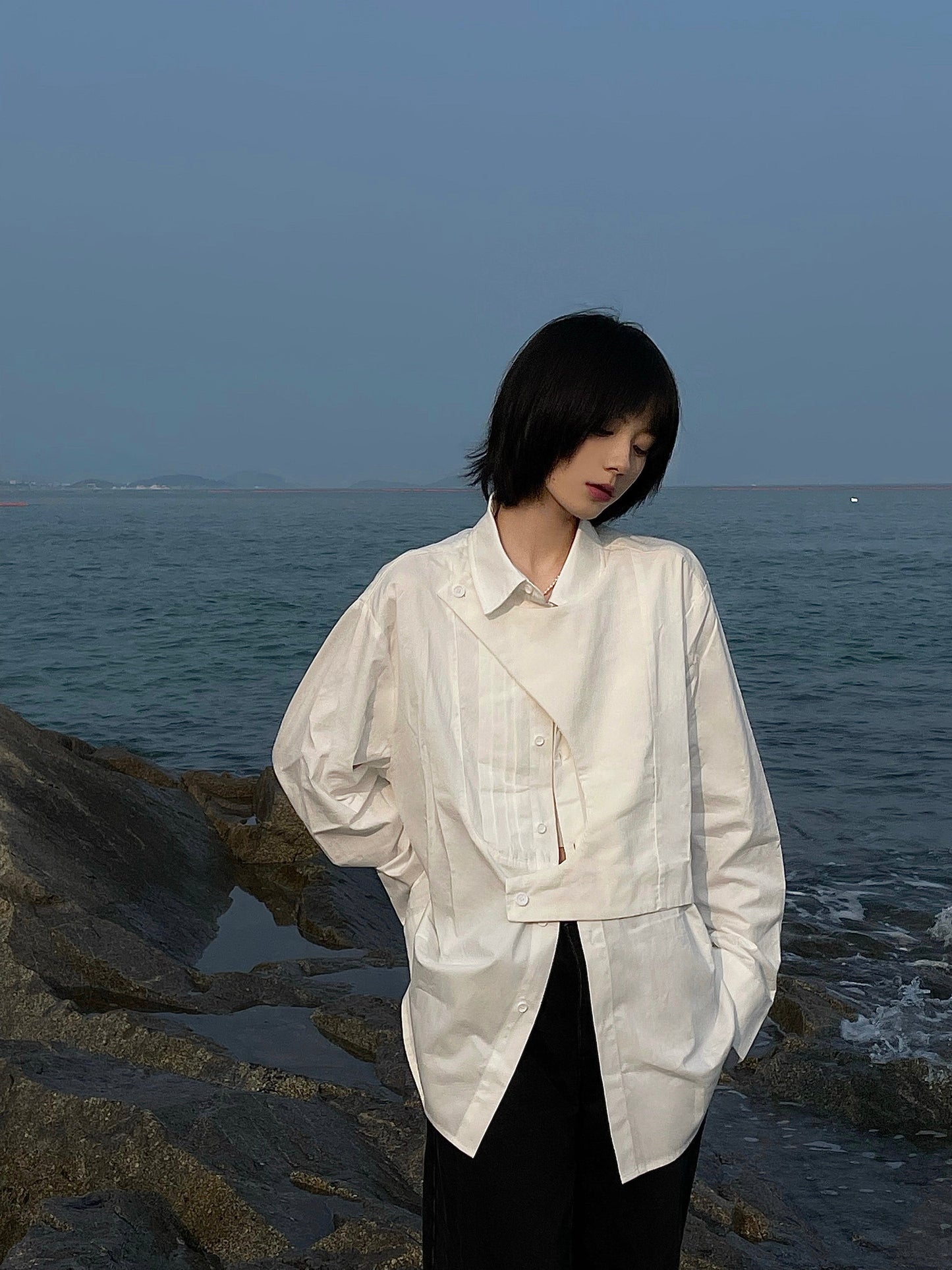 PCLP Unstructured Long Sleeve Polo