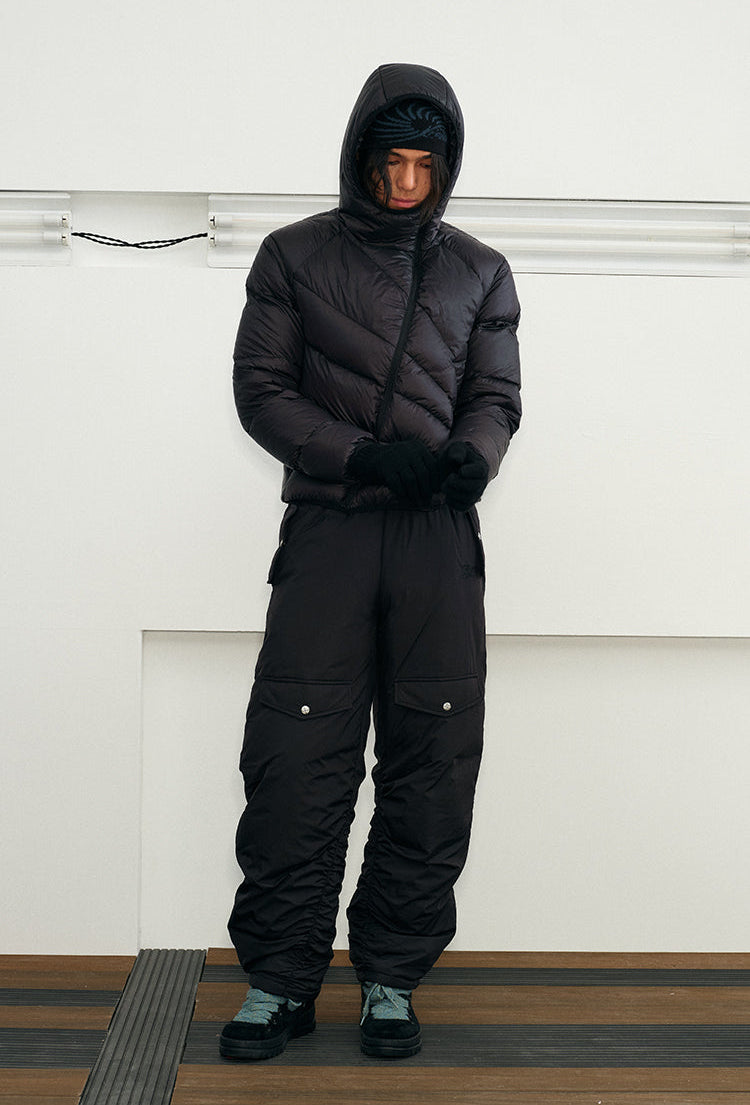 KREATE 'Eclipse' Cross-Zip Puffer Coat