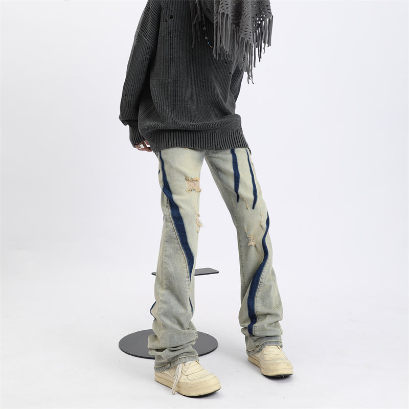 MaxDstr Distressed Ripped Jeans