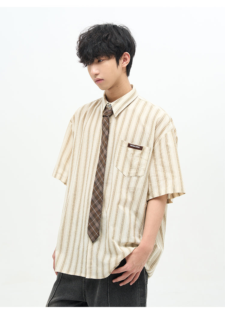 77F7GHT Striped Polo Shirt