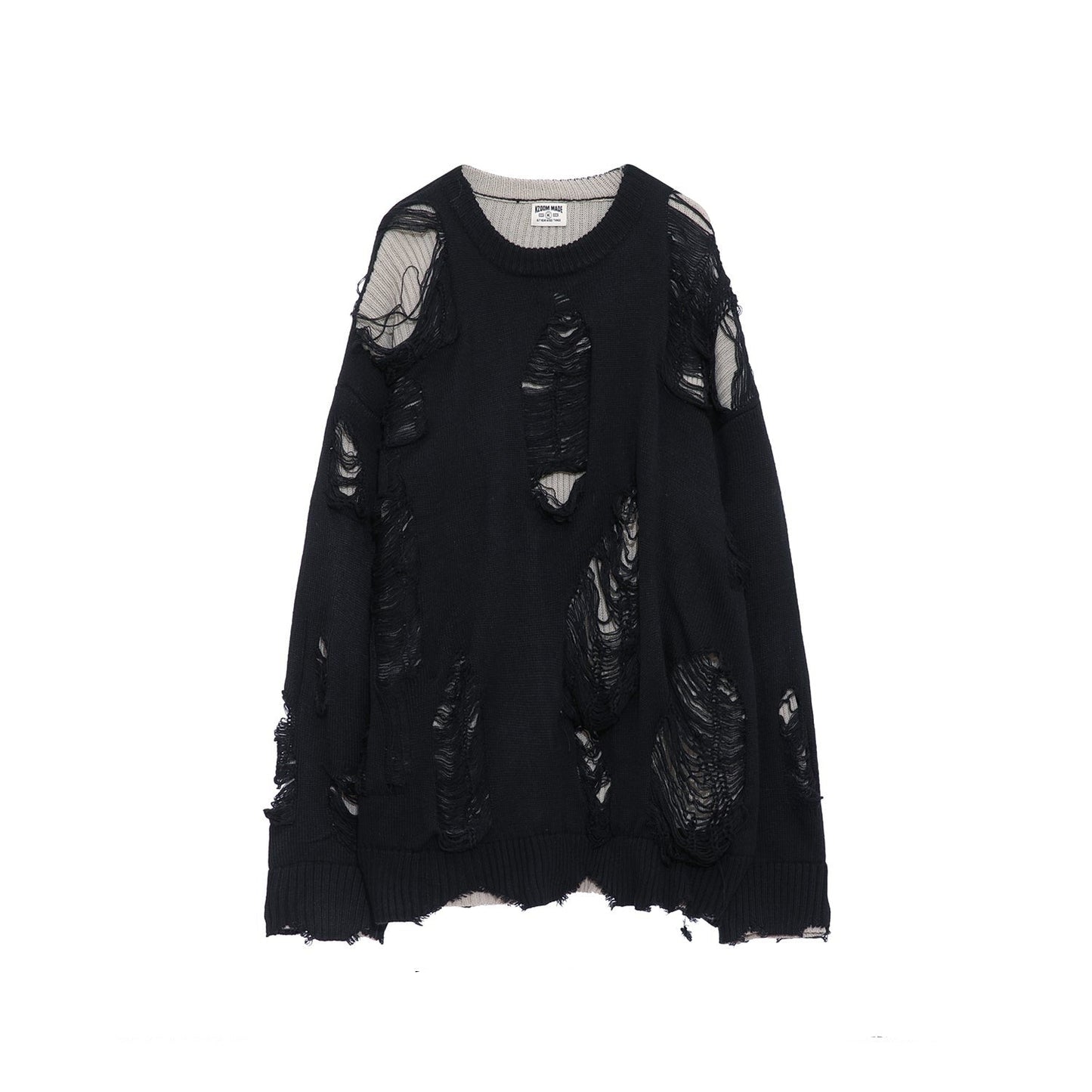 MaxDstr Distressed Grunge Sweater