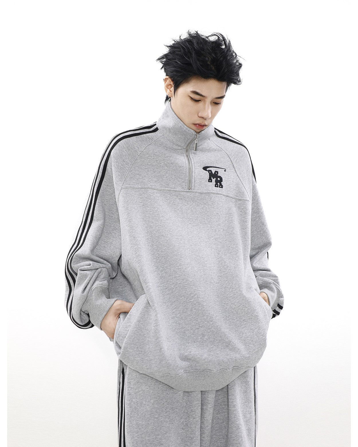 MRNEARLY Athletic Track Jacket