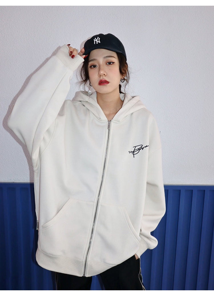 BJHG Logo Hoodie with Script Design