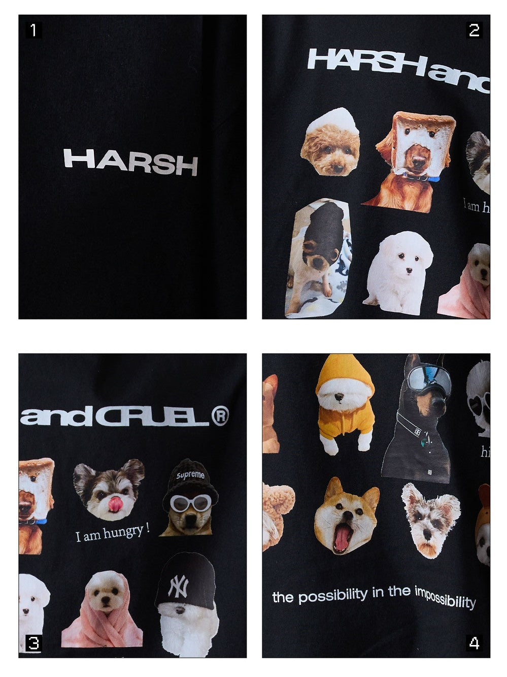 Edgy and Bold 'Pup' T-Shirt