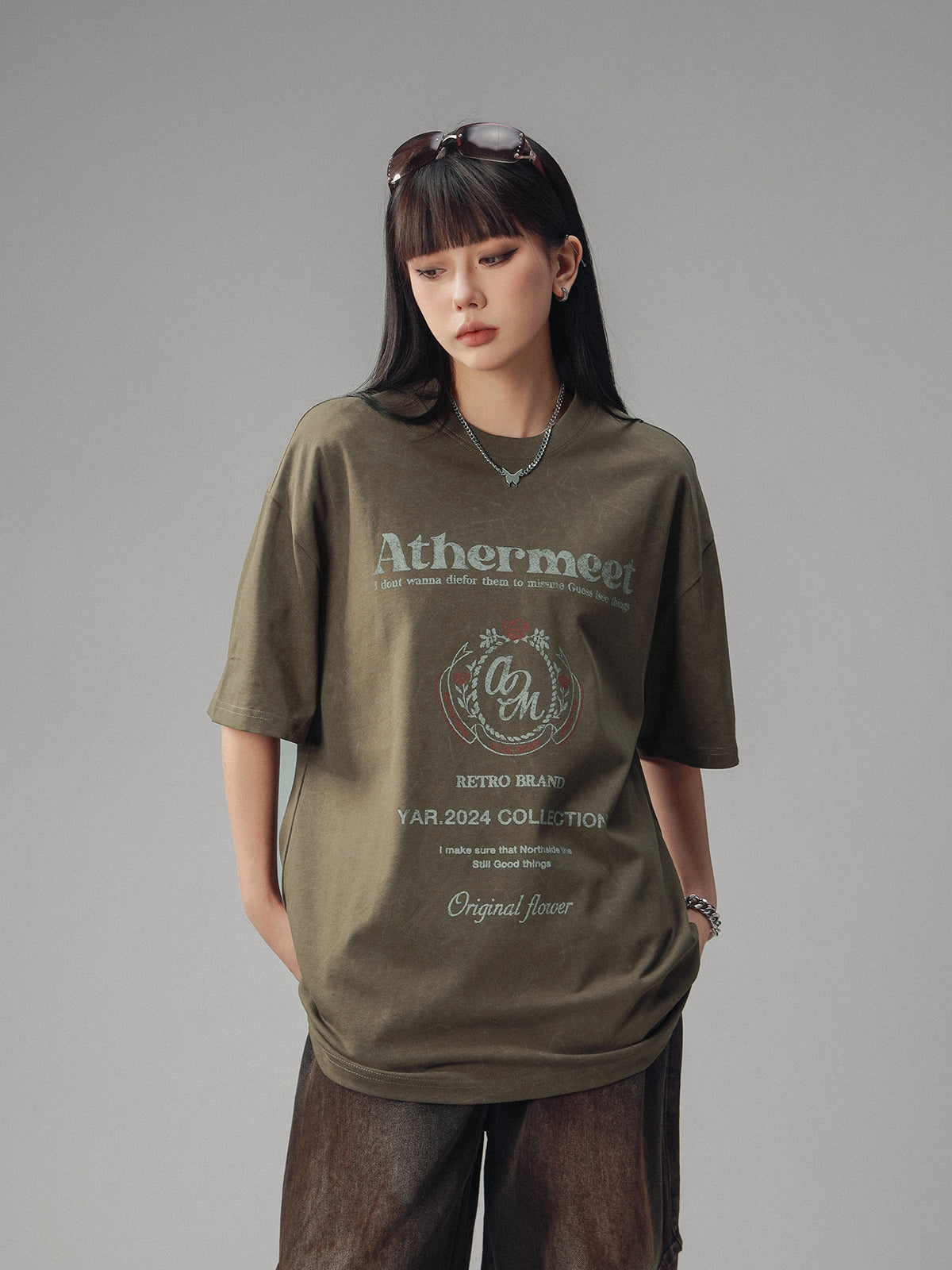 CTB Retro Distressed College T-Shirt