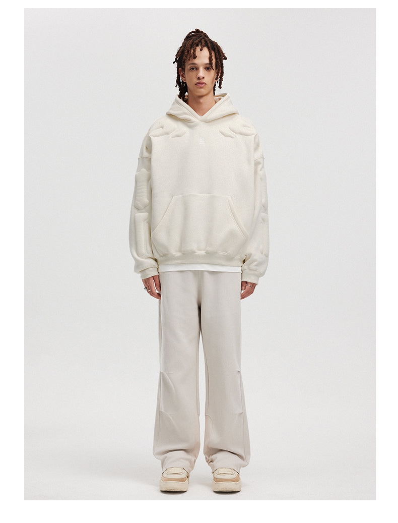 Embroidered Skeleton Hoodie Without Bones