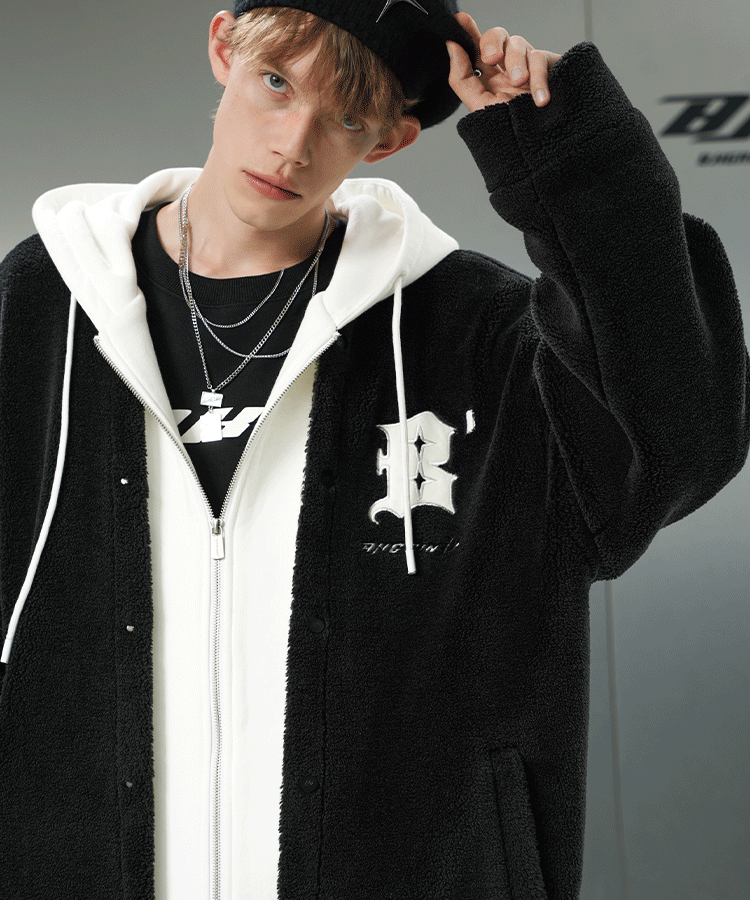 BJHG Two-Tone Layered Jacket