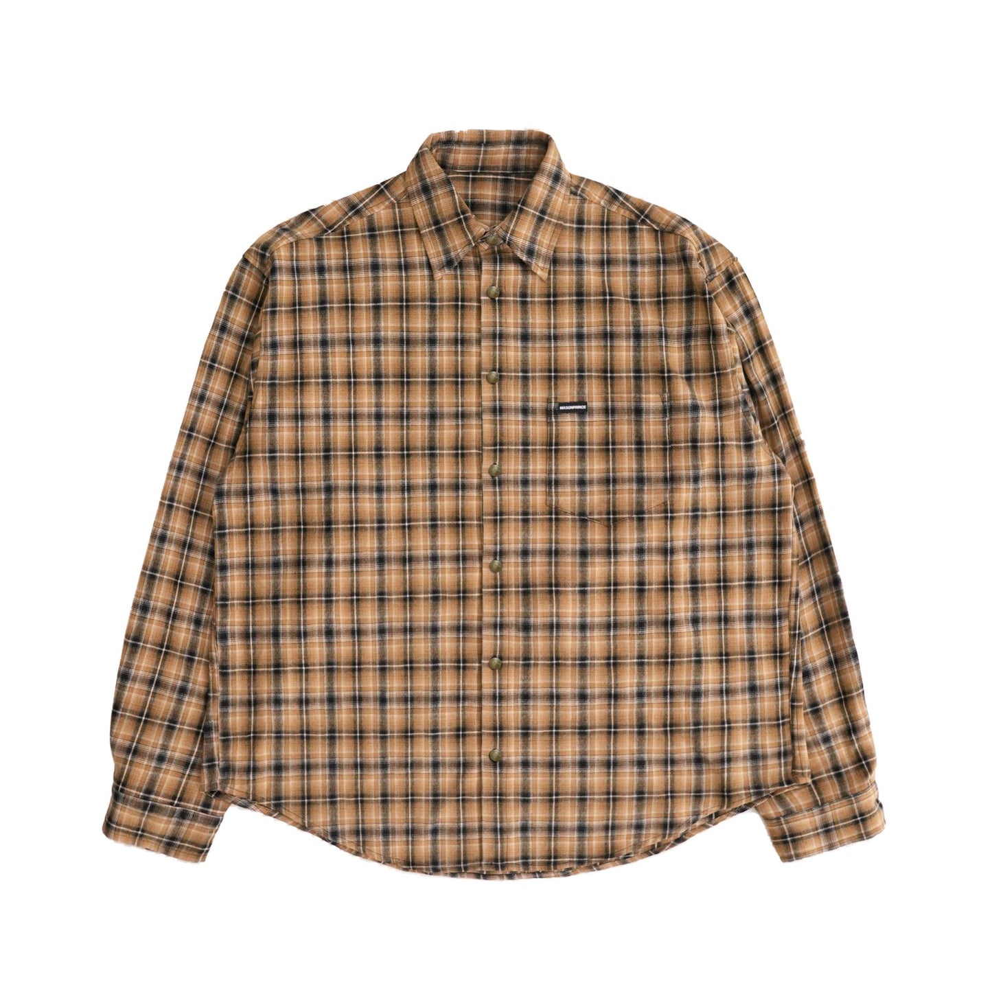 MASONPRINCE Boxy Plaid Work Shirt