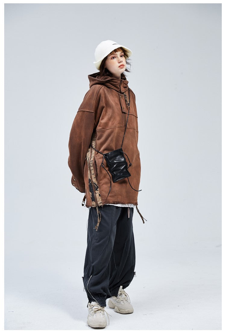 SQUARE ROOT 'Scavenger' Half-Zip Jacket