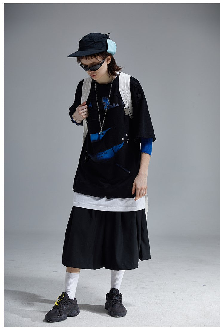 Sliced Layered Tee by A SQUARE ROOT