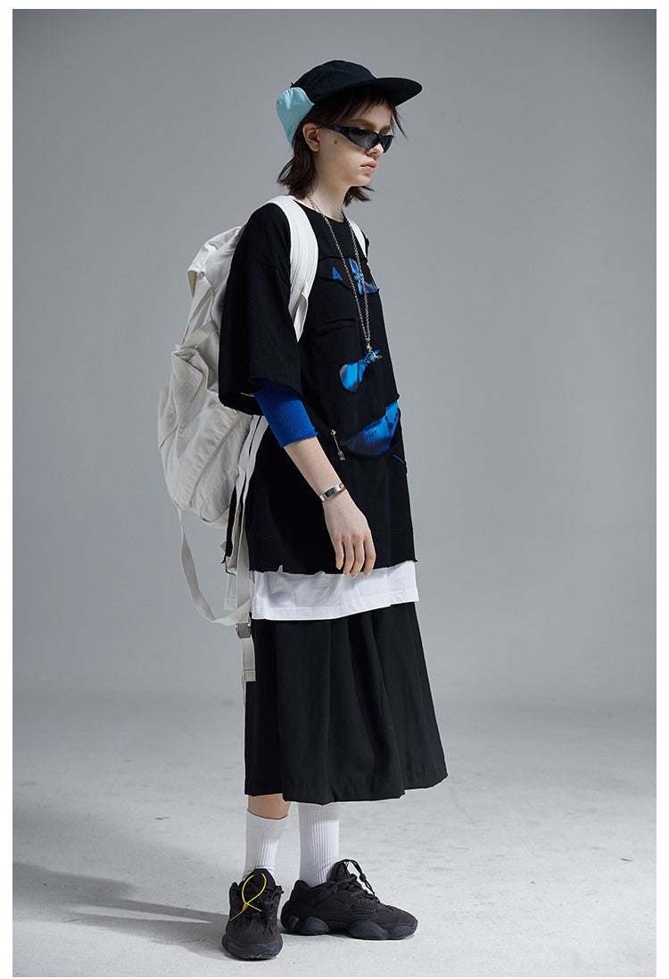 Sliced Layered Tee by A SQUARE ROOT