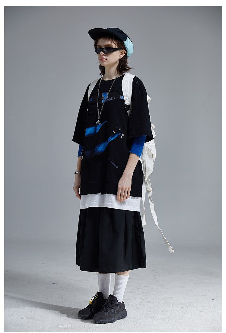 Sliced Layered Tee by A SQUARE ROOT