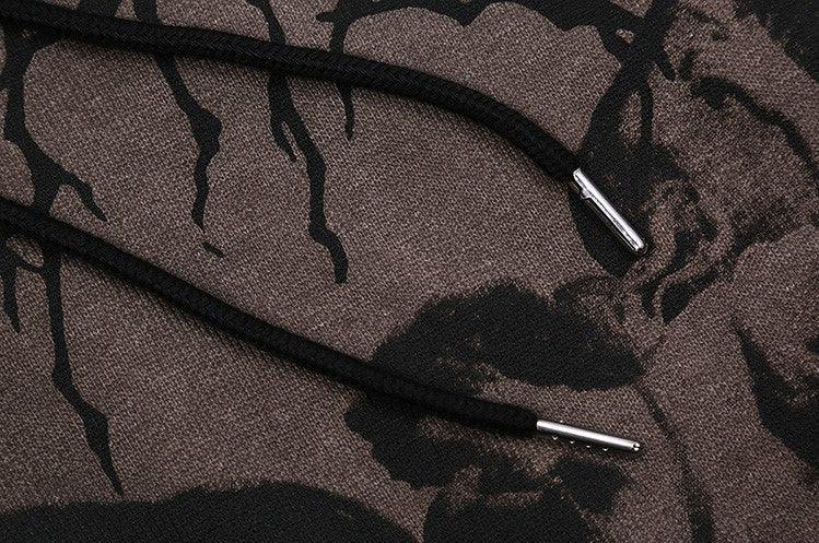 Embroidered Angel Zip-Up Jacket