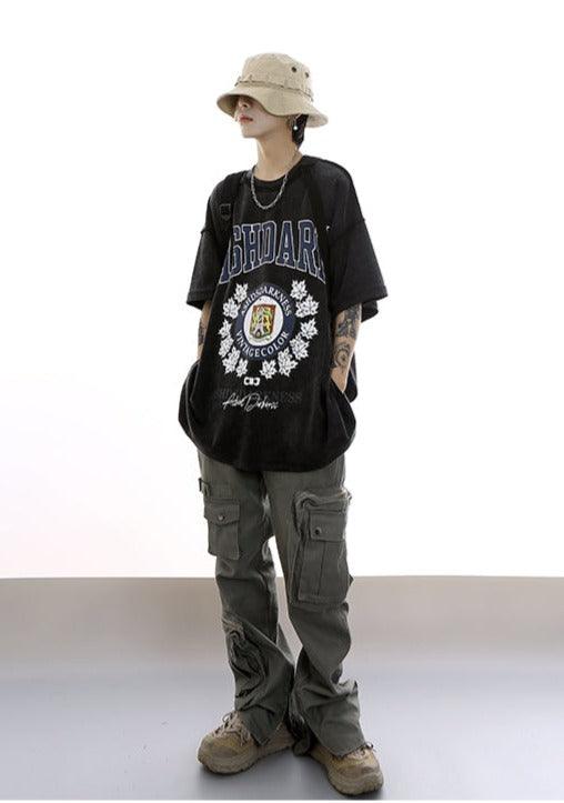 Ash Dark Vintage Collegiate T-Shirt