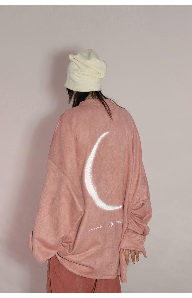 BJHG 3M Reflective Crescent Moon Hoodie