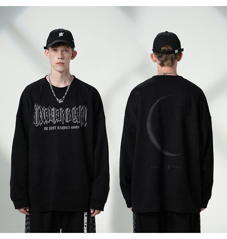 BJHG 3M Reflective Crescent Moon Hoodie