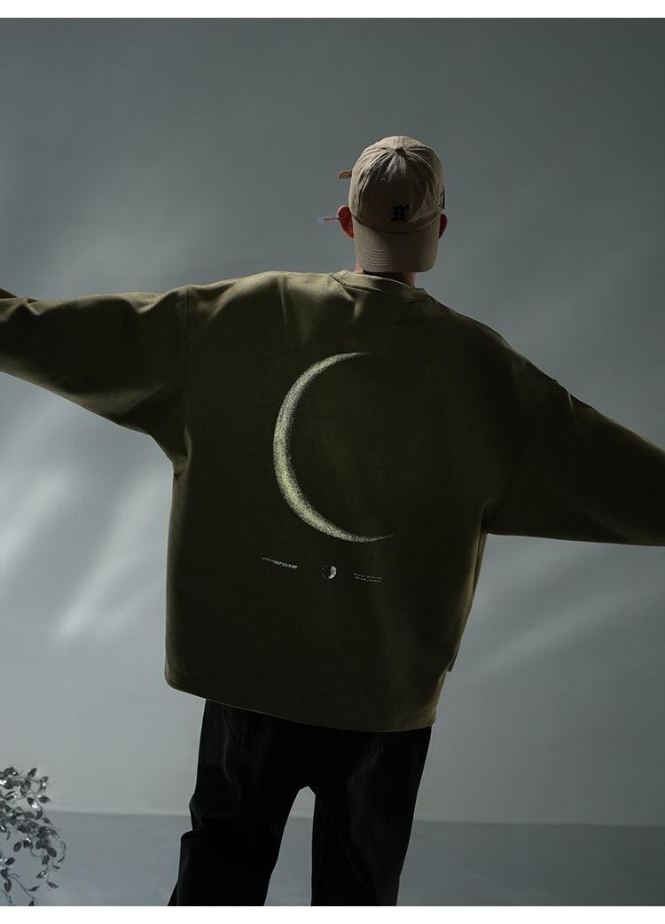 BJHG 3M Reflective Crescent Moon Hoodie