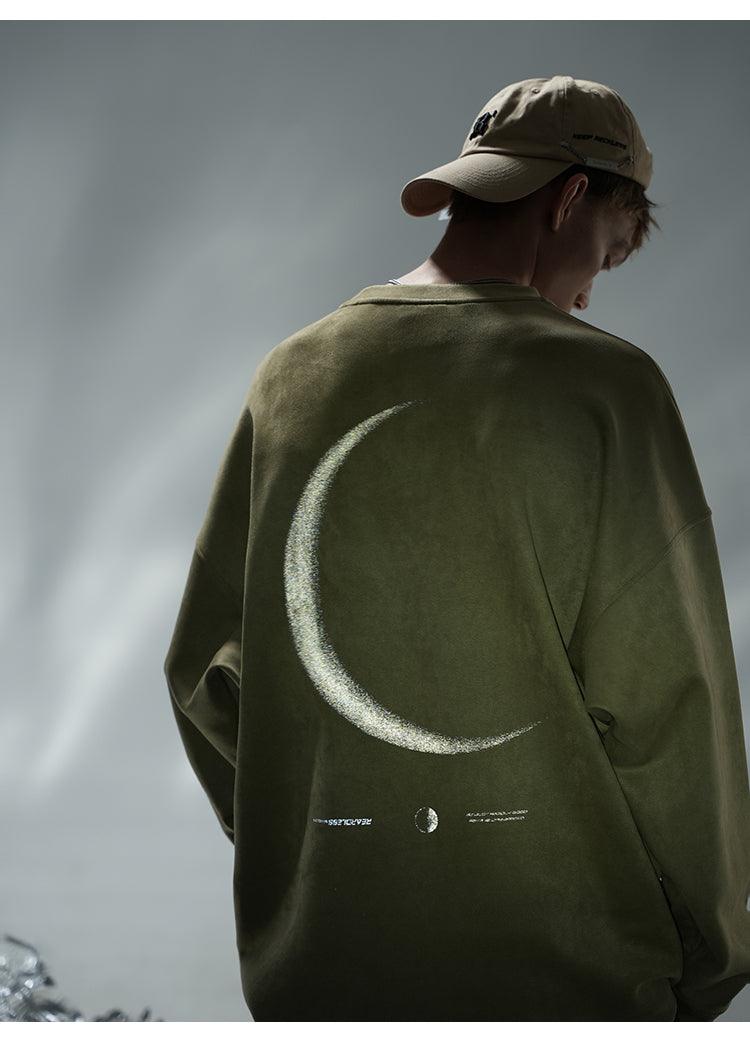 BJHG 3M Reflective Crescent Moon Hoodie