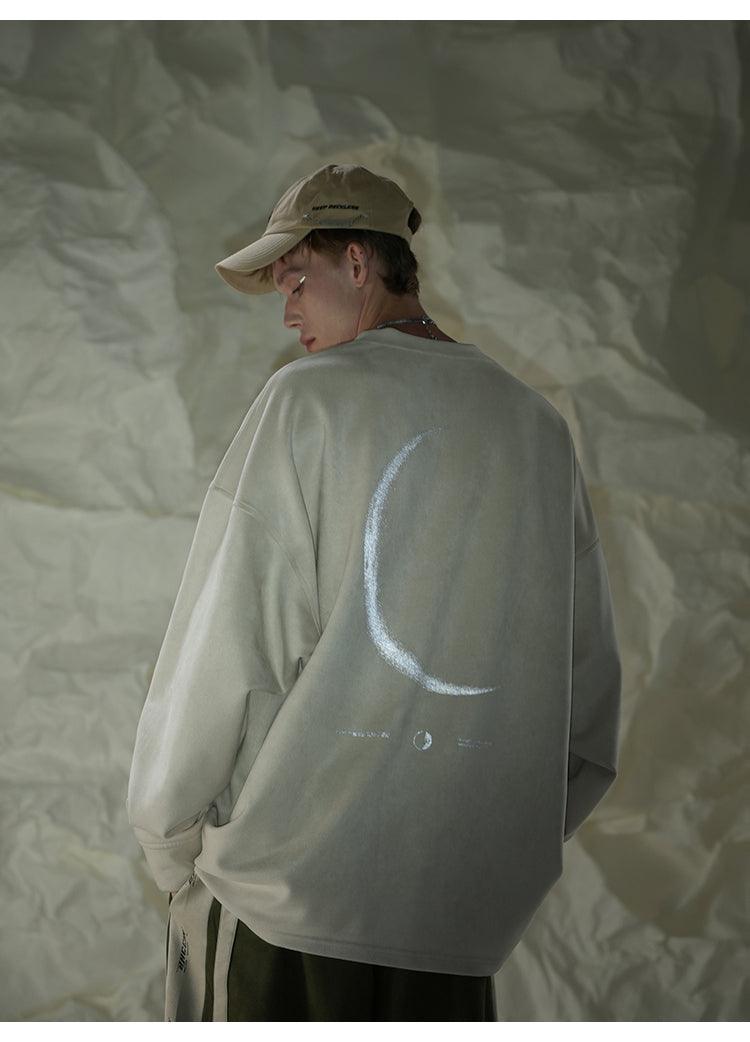 BJHG 3M Reflective Crescent Moon Hoodie