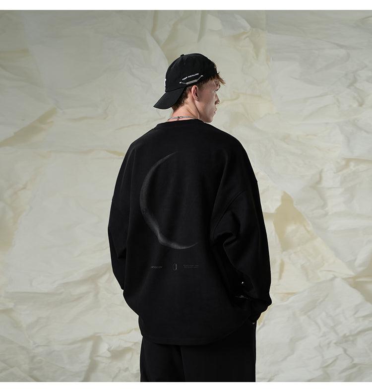 BJHG 3M Reflective Crescent Moon Hoodie