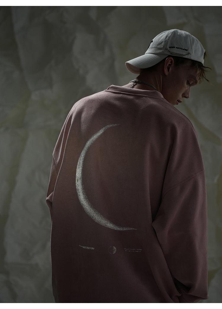 BJHG 3M Reflective Crescent Moon Hoodie