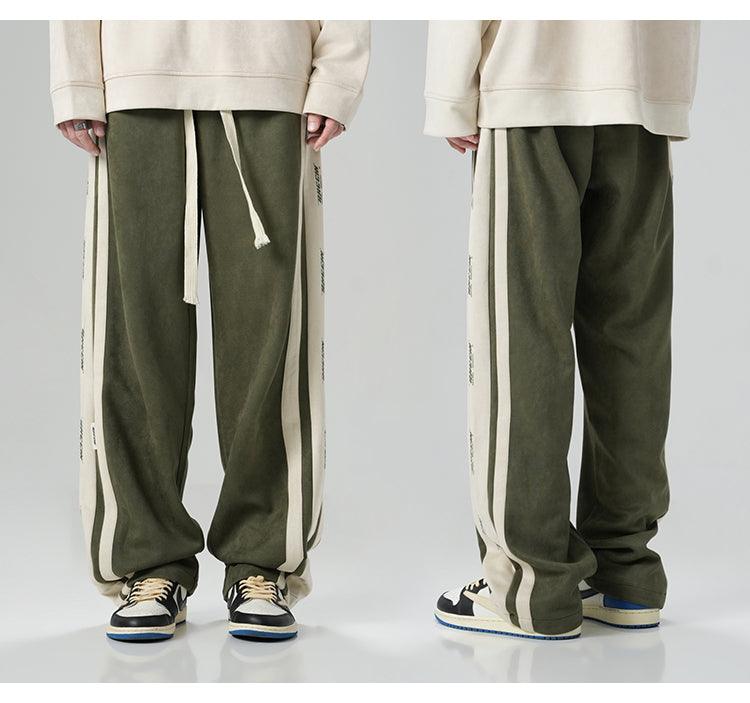 BJHG Velour Wide-Leg Lounge Trousers