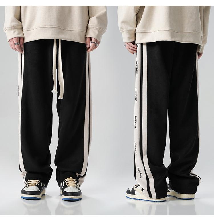 BJHG Velour Wide-Leg Lounge Trousers