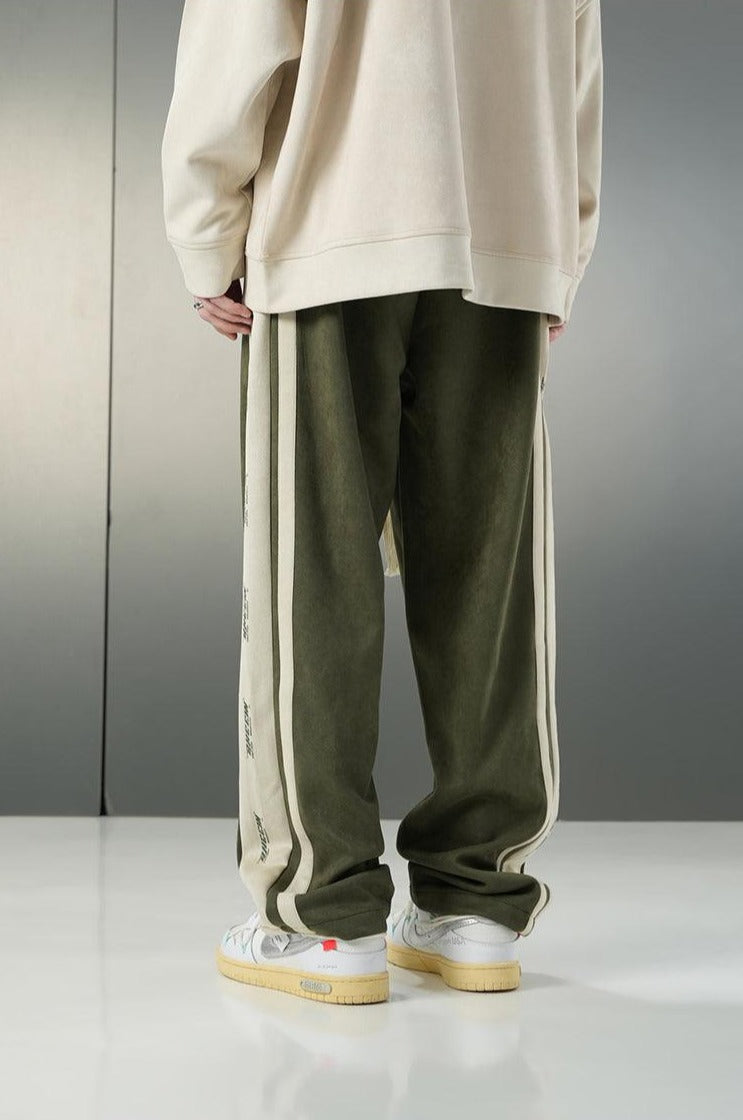 BJHG Velour Wide-Leg Lounge Trousers