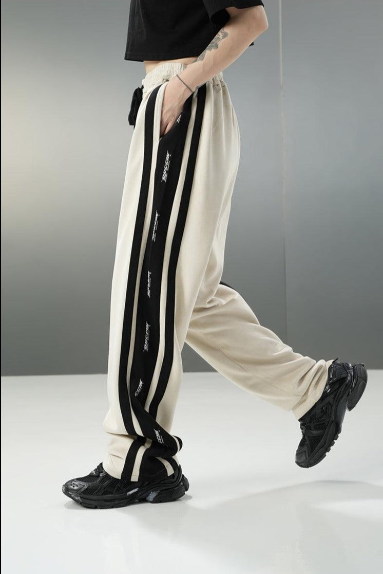 BJHG Velour Wide-Leg Lounge Trousers