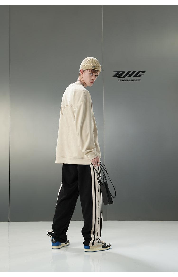 BJHG Velour Wide-Leg Lounge Trousers