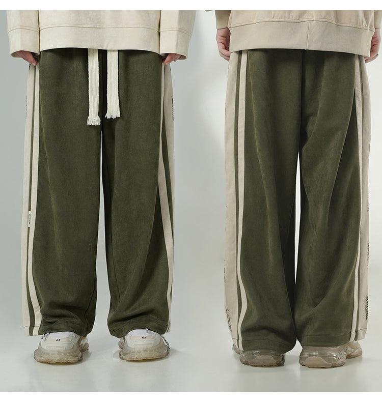 BJHG Velour Wide-Leg Lounge Trousers