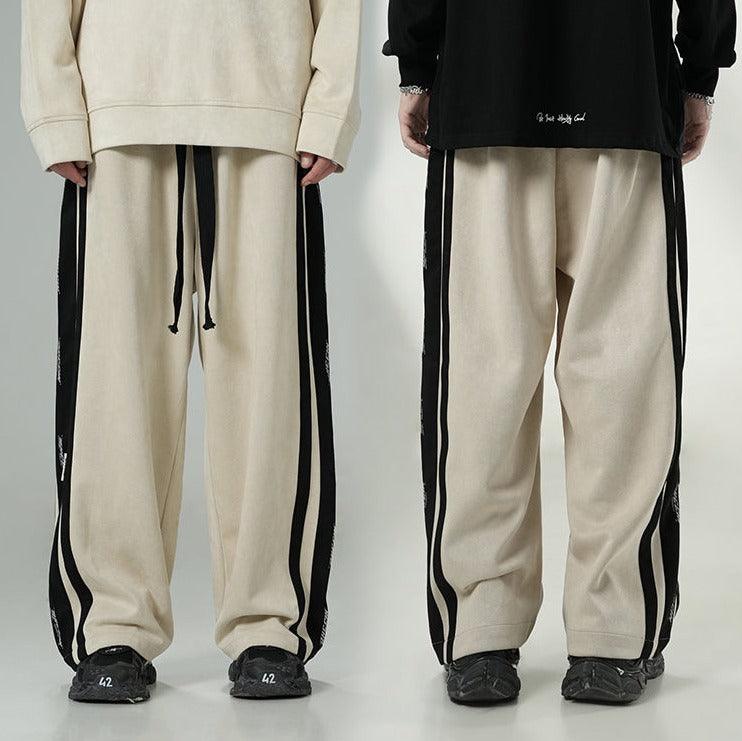 BJHG Velour Wide-Leg Lounge Trousers