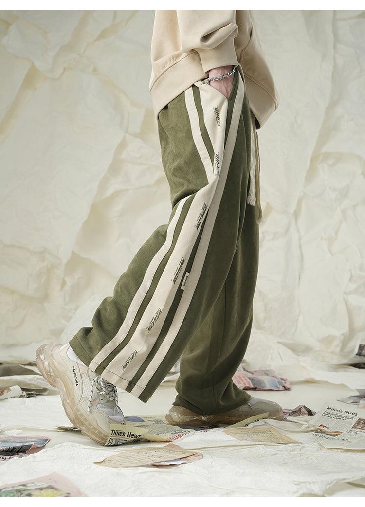 BJHG Velour Wide-Leg Lounge Trousers