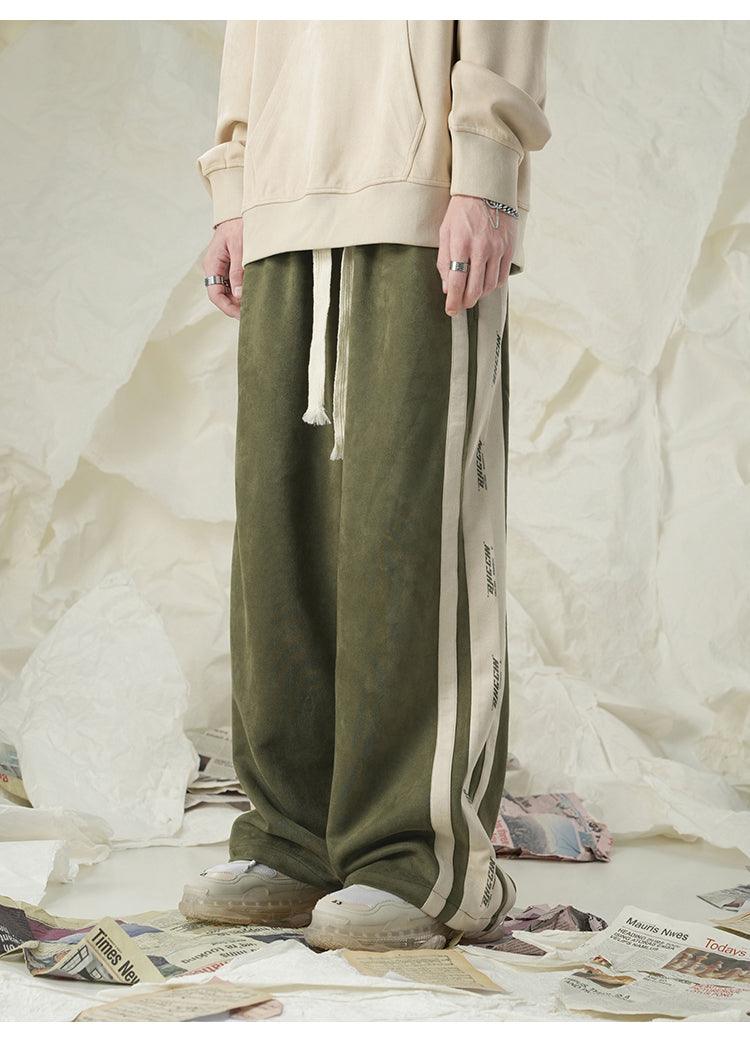 BJHG Velour Wide-Leg Lounge Trousers