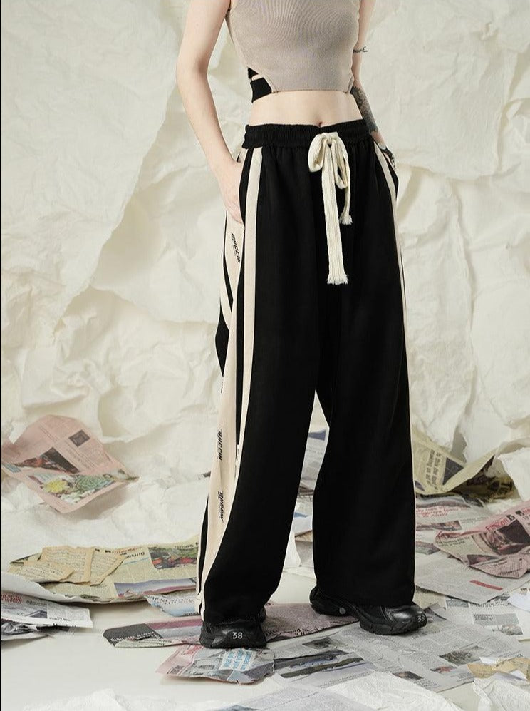 BJHG Velour Wide-Leg Lounge Trousers