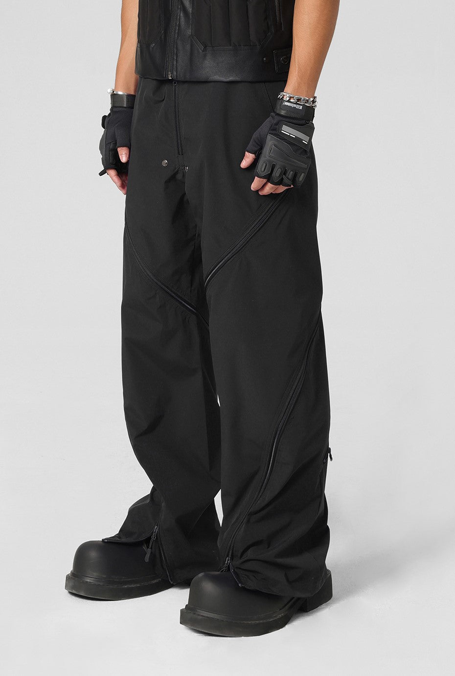 JHYQ Vertical Zip Utility Cargo Pants
