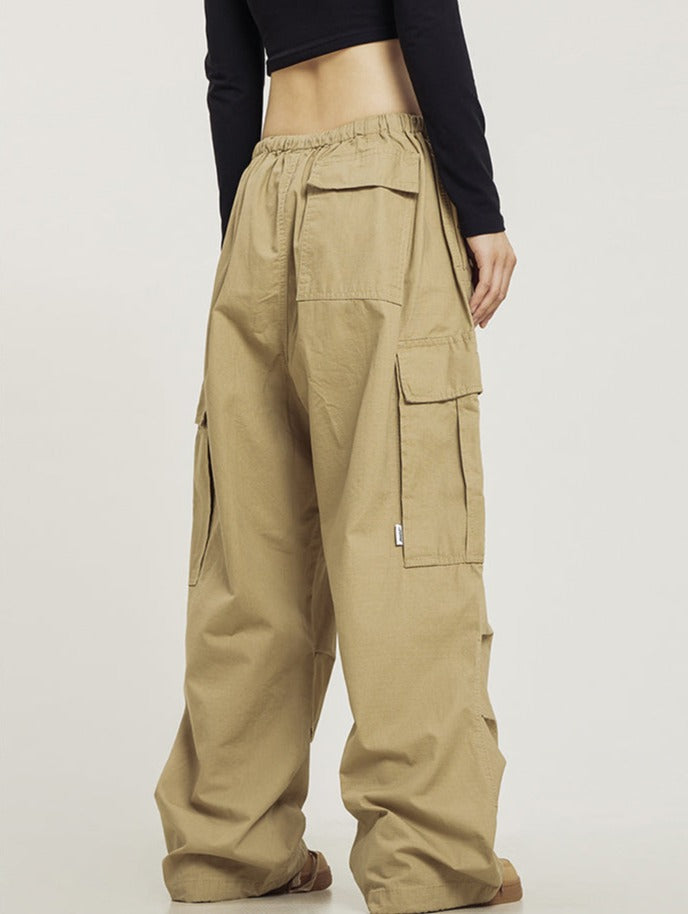 CTB Oversized Monochrome Cargo Trousers