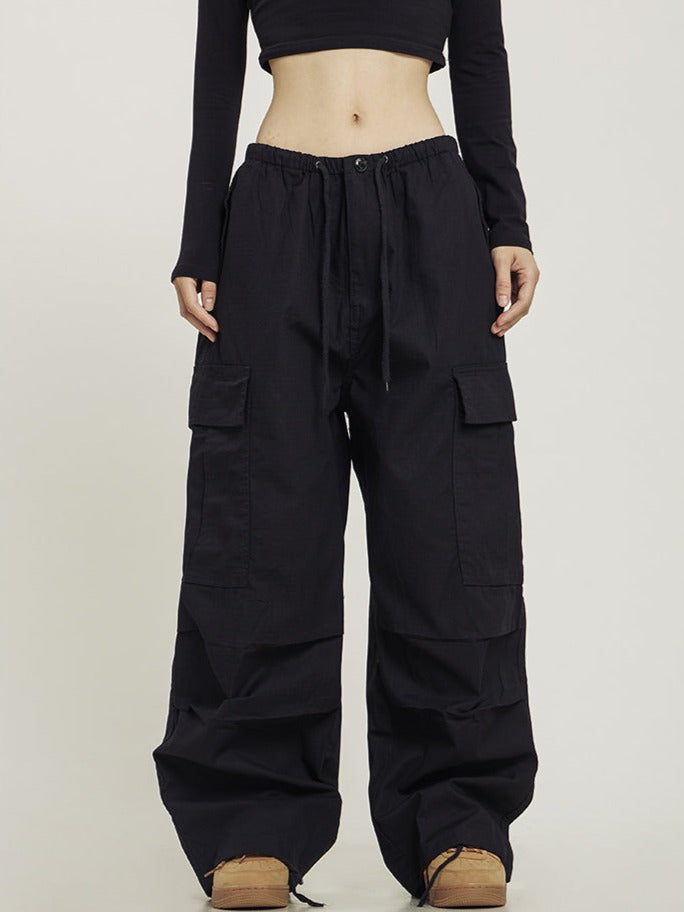 CTB Oversized Monochrome Cargo Trousers