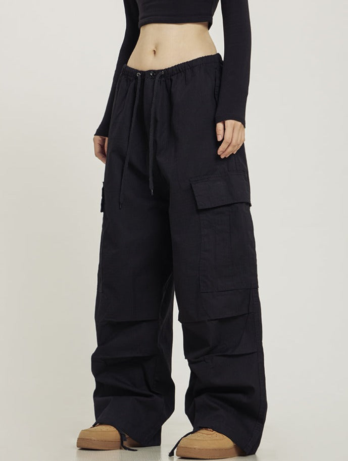 CTB Oversized Monochrome Cargo Trousers