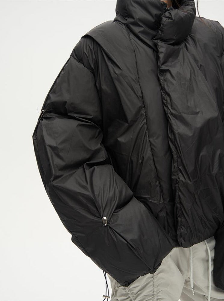 77F7GHT Layered Puffer Jacket