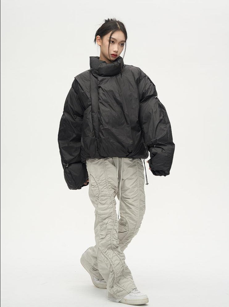 77F7GHT Layered Puffer Jacket