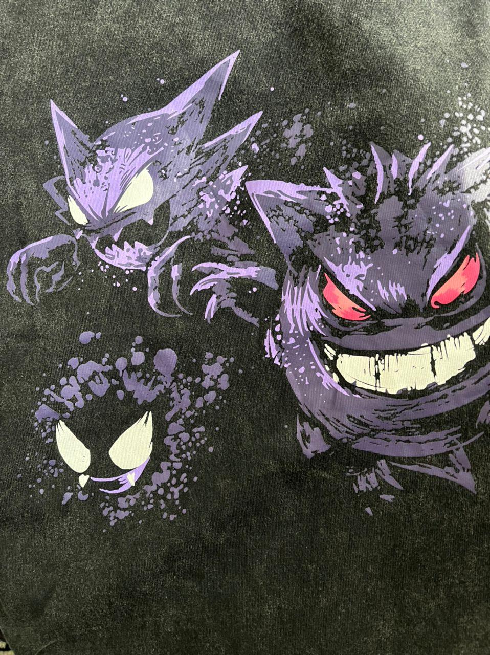 Retro Distressed 'Ghosts' Oversized T-Shirt