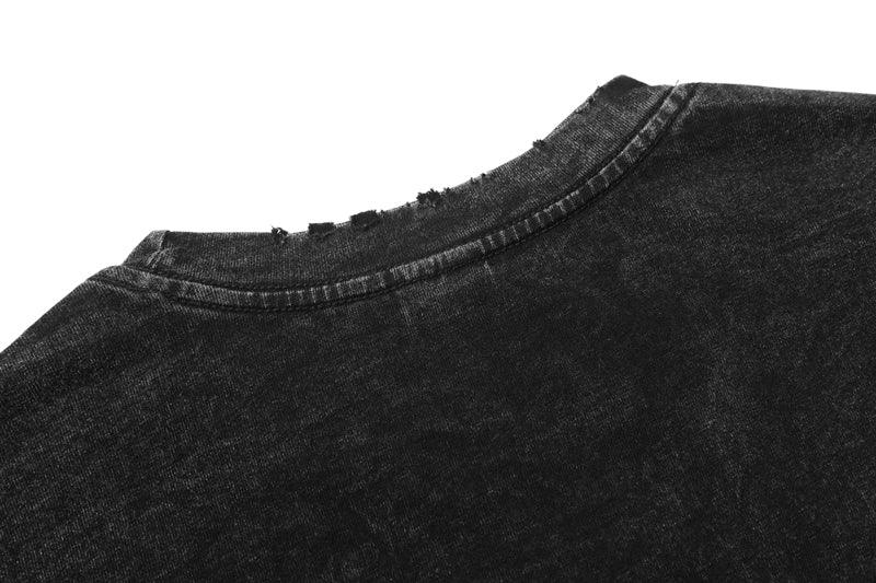 Retro Distressed 'Ghosts' Oversized T-Shirt