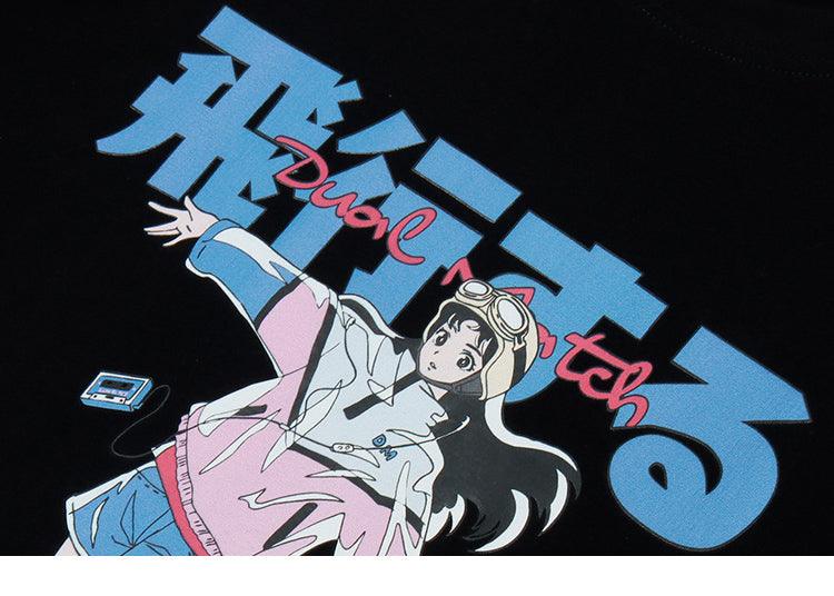 Anime-Inspired Cat Girl T-Shirt