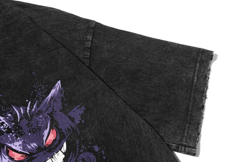 Retro Distressed 'Ghosts' Oversized T-Shirt