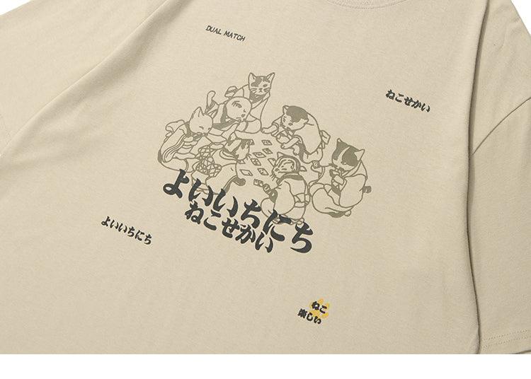 Cat-Themed Gaming T-Shirt