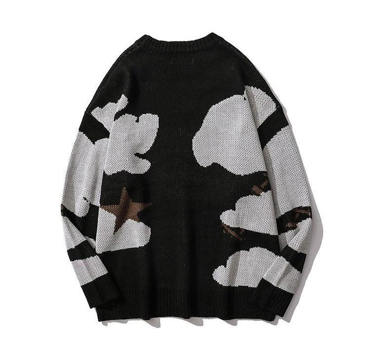 Anime-Inspired 'Smile' Knit Sweater