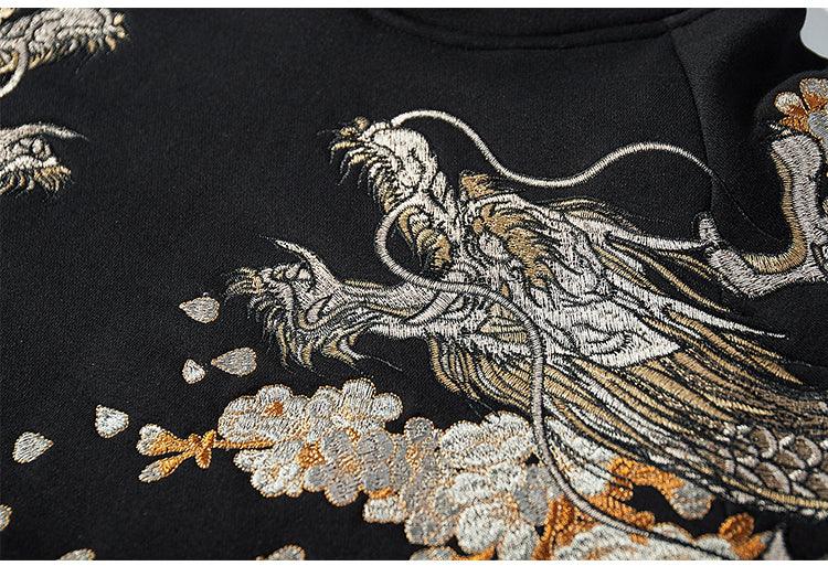 Phoenix Embroidery Hoodie