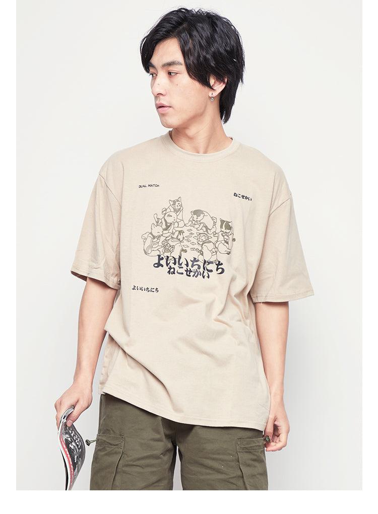 Cat-Themed Gaming T-Shirt